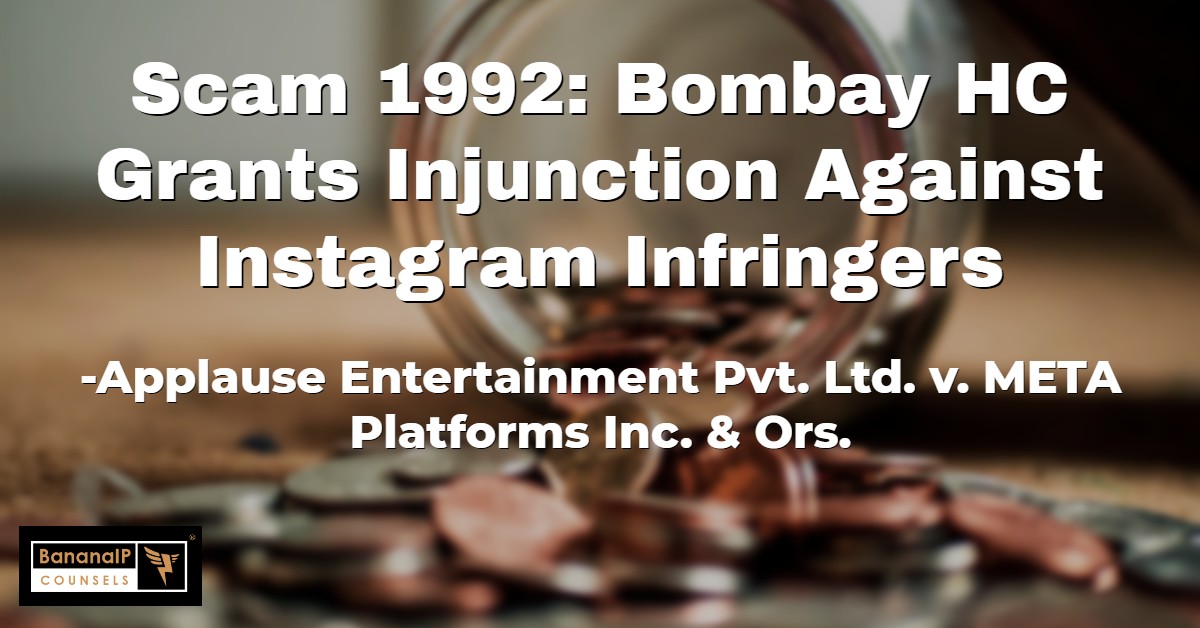 Scam 1992: The Harshad Mehta Story- Injunction