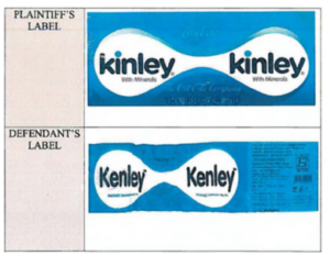 This images consists of the labels used on the bottles by the Plaintiff and the Defendant. 