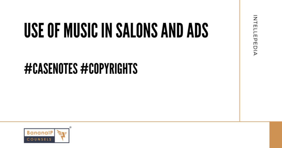 Use of Music in Salons and Ads